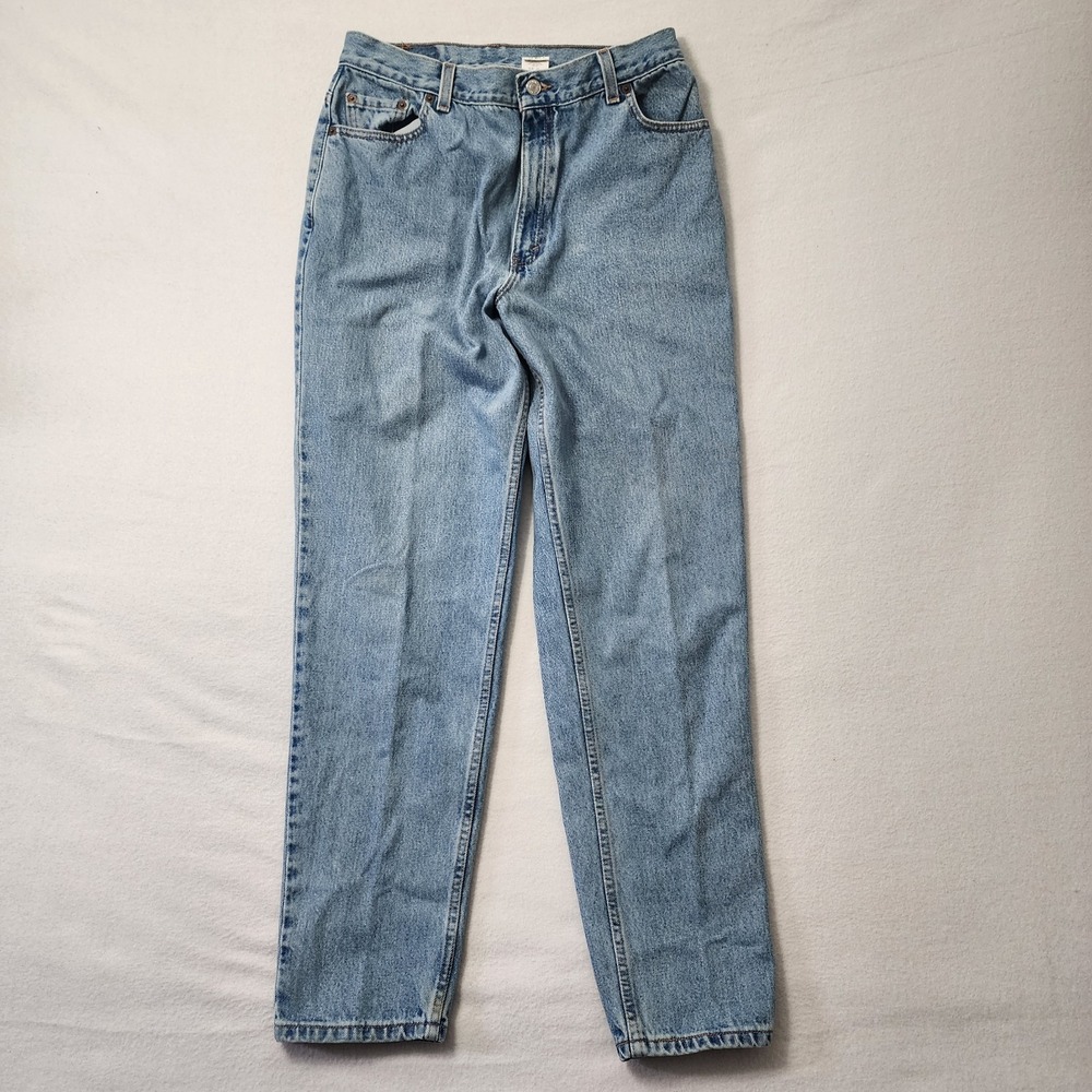 Vintage Y2k Levis 550 Jeans Womens 16 32x31 Blue Relaxed Tapered Light Wash Mom